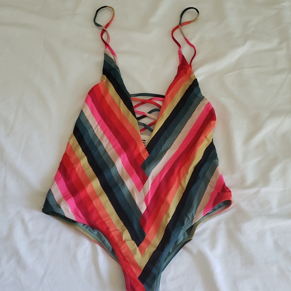 One piece billabong bathing suit NWT
